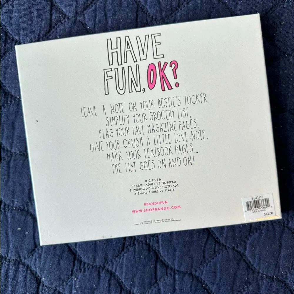NEW Ban.do sticky notes - lot of 3